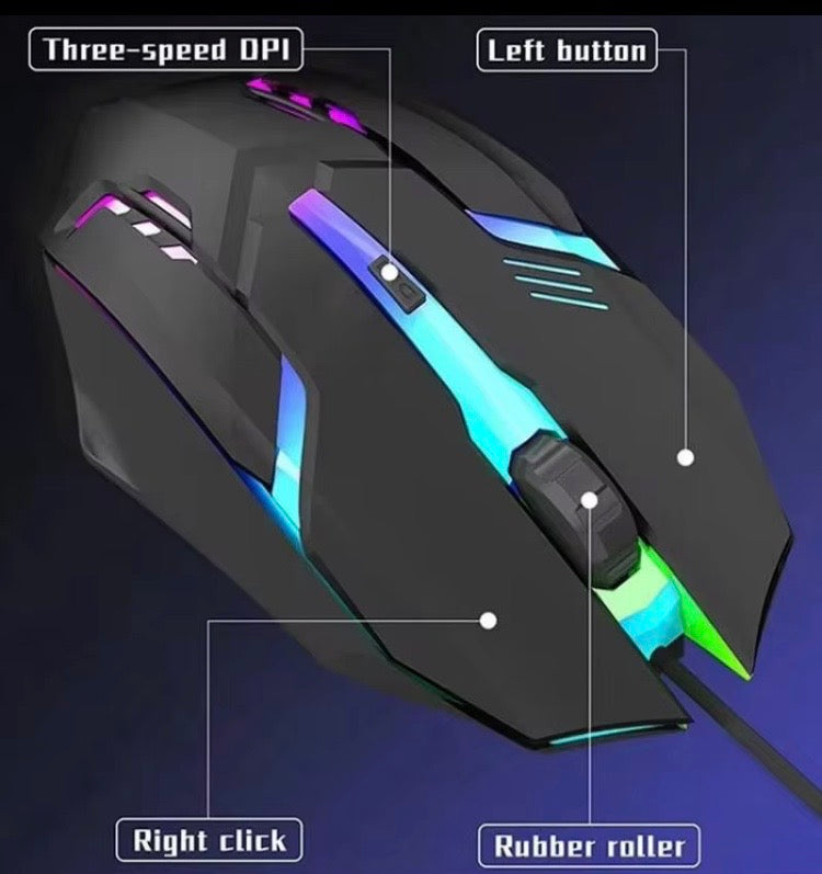 2026 Latest High-Quality Ergonomic Gaming Mouse For Desktop Laptop And Computers USB RGB