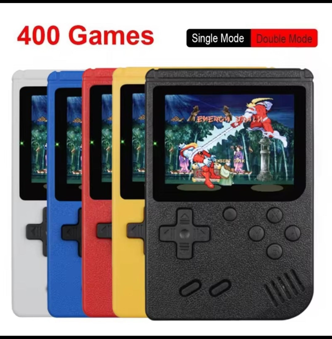 400 In 1 Mini Games Handheld Portable Retro Video Console Boy 8 Bit 3.0 Inch Colour Screen