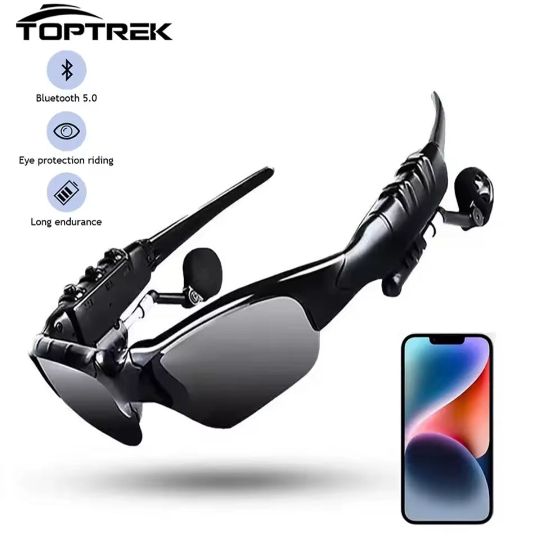 Toptrek Sports Stereo Wireless Bluetooth Cycling Sunglasses 5.0 Headset