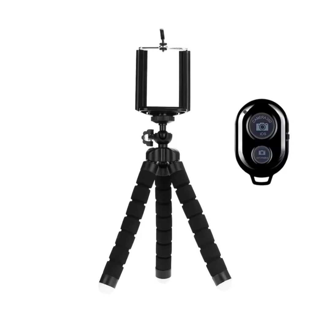 Tripod For Mobile Phone Holder Clip Monopod Tripe Stand