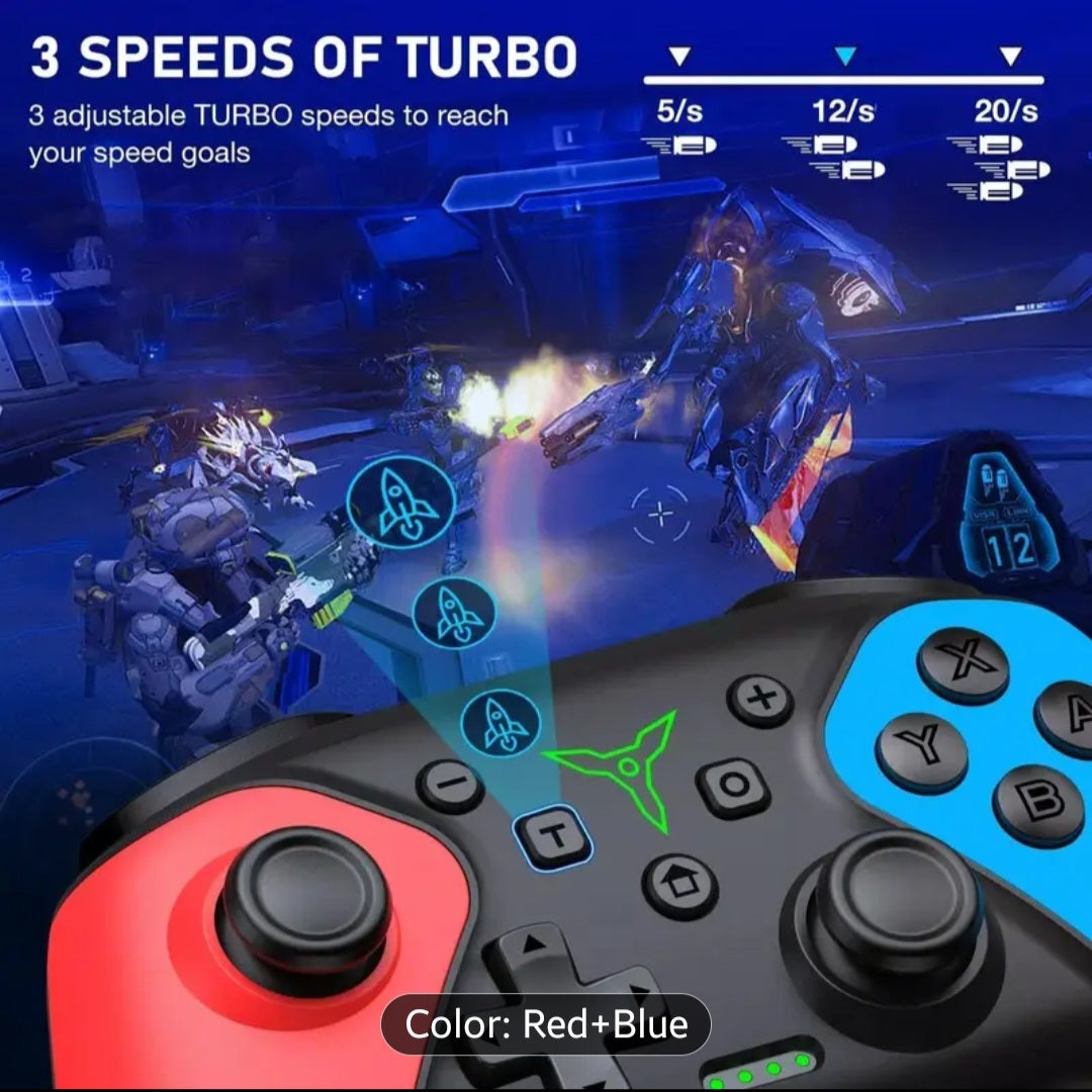Wireless Pro Controller for Nintendo Switch, Lite, And OLED, Compatible with Ios, Android, And PC