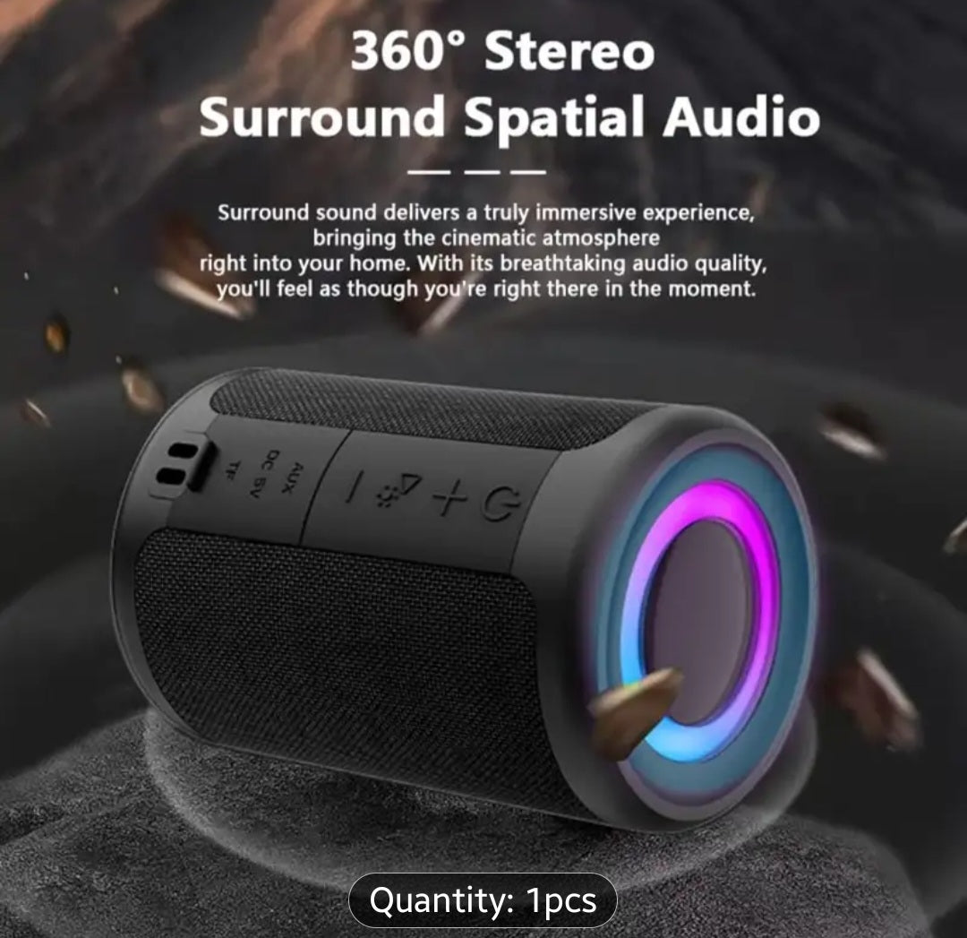 Mini Bluetooth Speaker Small Portable Wireless Speaker 30W TWS Stereo Sound Travel Outdoor Gym Music Player Lightweight