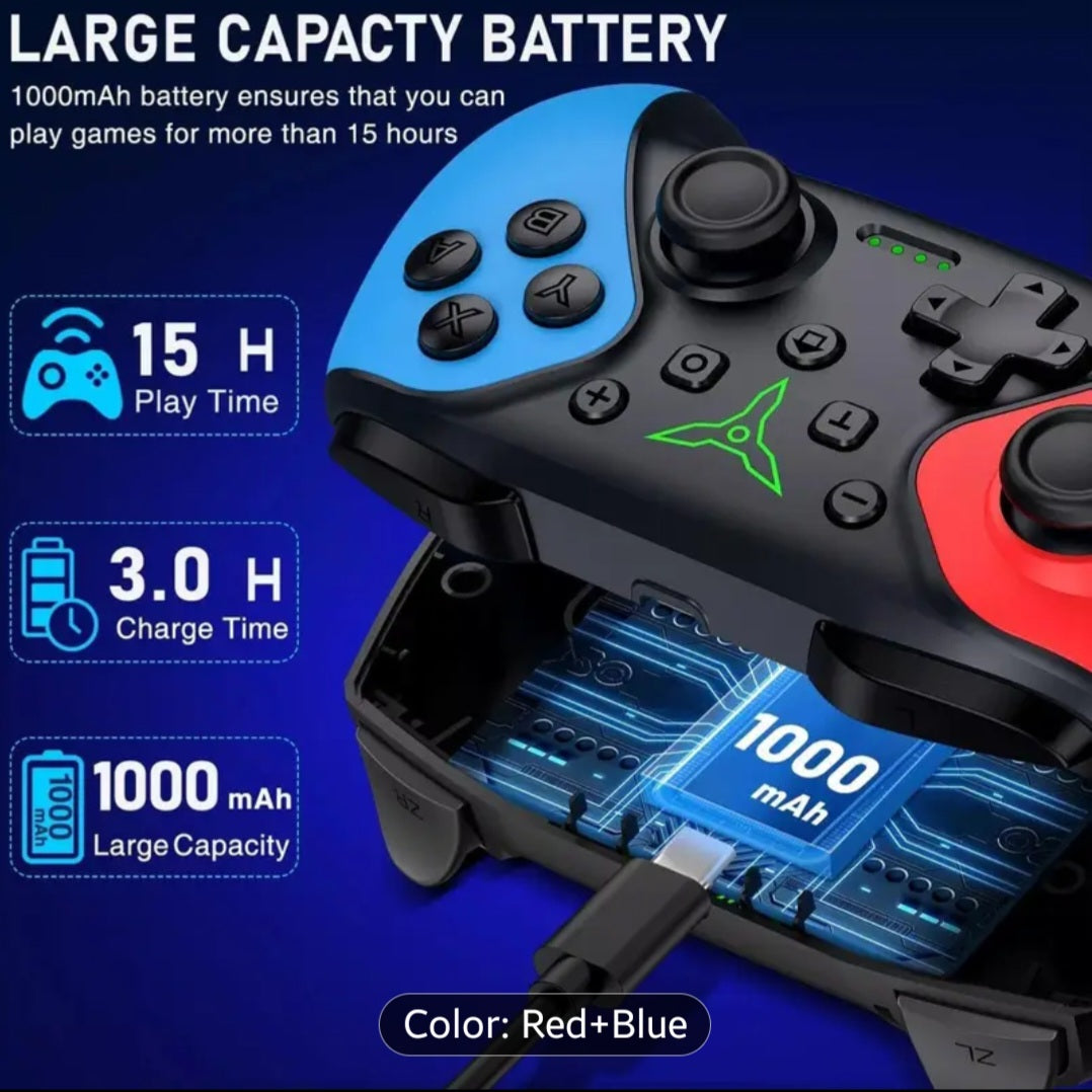 Wireless Pro Controller for Nintendo Switch, Lite, And OLED, Compatible with Ios, Android, And PC