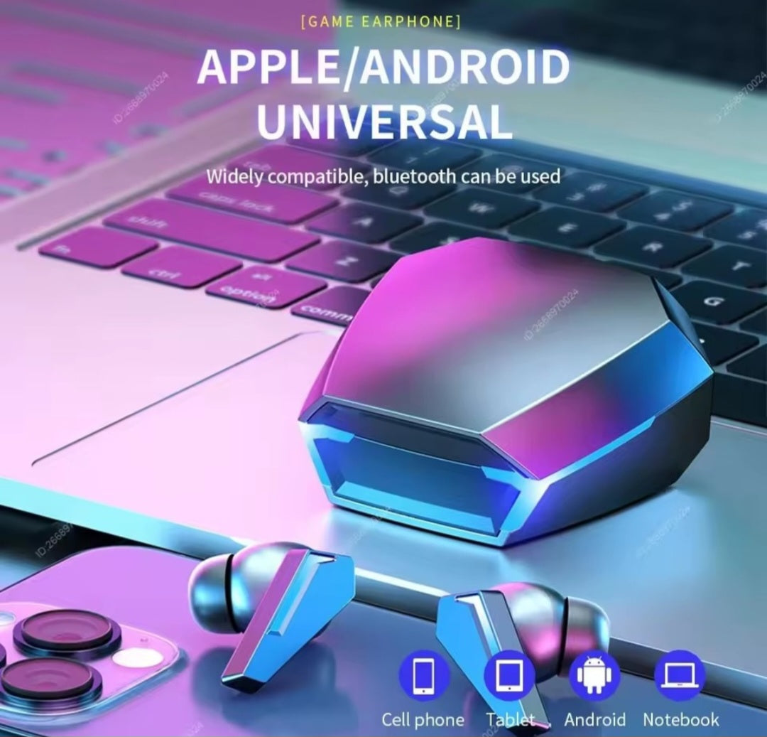 Bluetooth Game Earphones True Wireless Waterproof Compatible With Most Devices